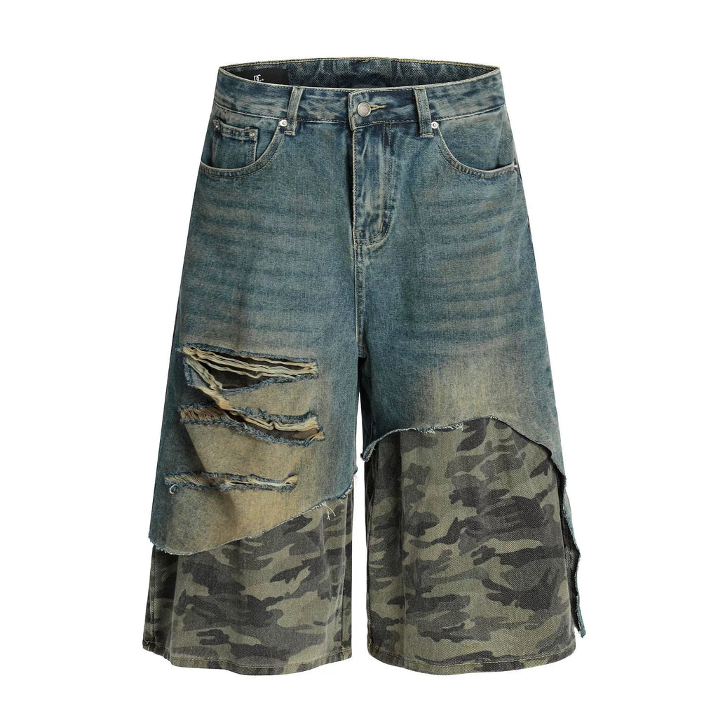 Fashion sports loose camouflage shorts